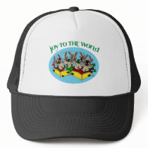 Reindeer Choir - Joy to the World Trucker Hats