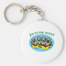 Reindeer Choir - Joy to the World Key Chains