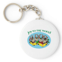 Reindeer Choir - Joy to the World Key Chains