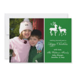 Reindeer Christmas Card (Happy Christmas Green) invitations