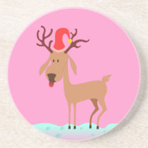 Reindeer - Christmas Coaster / Untersetzer
