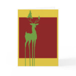 Reindeer Christmas Holiday Card