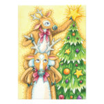 Reindeer Christmas Party Invitation