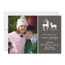 Reindeer Christmas (Season's Greetings Grey)