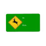 Reindeer Crossing Gift Tags Personalized Address Labels