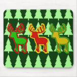 Reindeer Deer Christmas Design Mousepads