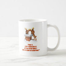 Reindeer Dilemma Coffee Mugs