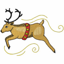 Reindeer Embroidered Polo