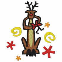 Reindeer Embroidered Shirt