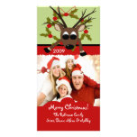 Reindeer Family Chirstmas Photo Card
