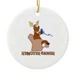 Reindeer Gamer Ornament