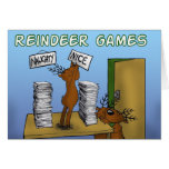 reindeer games 3 greeting cards