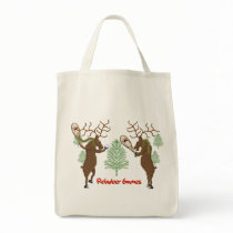 Reindeer Games Tote Bags