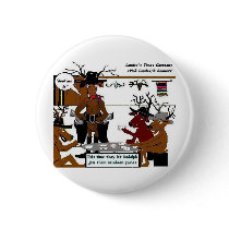 Reindeer Games Funny Christmas Gifts & Tees Pin