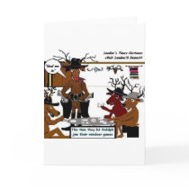 Reindeer Games Funny Christmas Gifts & Tees Cards