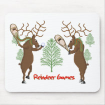 Reindeer Games Mouse Pads