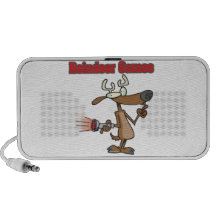 reindeer games phony rudolph cartoon notebook speaker