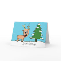 Reindeer Greetings Card