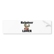 Reindeer Lover Bumper Sticker