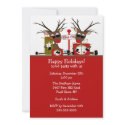 Reindeer North Pole Holiday Party Invitation