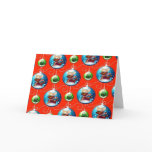 Reindeer Ornaments Card
