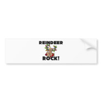 Reindeer Rock Bumper Sticker