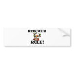 REINDEER Rule! bumper stickers