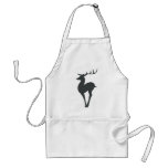 Reindeer Silhouette Aprons