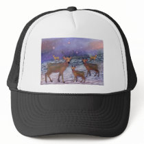 Reindeer Snowfall Hat
