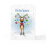 Reindeer with Ornaments Greeting Greeting Card