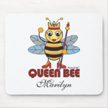 Reine des abeilles tapis de souris