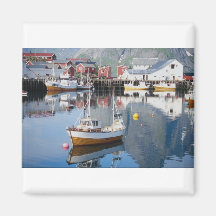 Reine fishing village, Lofoten, Norway Magnet