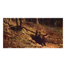 Reisigsammlerinnen By Millet  (Best Quality) Photo Cards