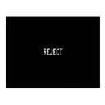 reject post cards