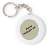 Rejoice Keychain Round