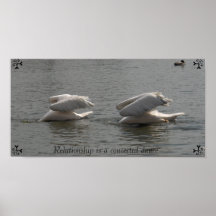Relationship is a concerted dance print