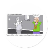 Relationships Oh Boy!! Funny Cards, Mugs & Gifts Stickers