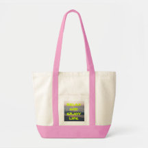 relax and enjoy life tote bags
