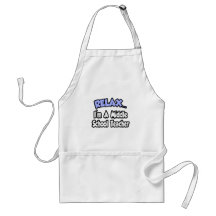 Relax...I'm A Middle School Teacher Aprons