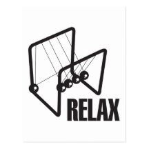 Relax Pendulum Post Card