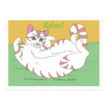 Relax! Postcard