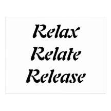 Relax, Relate, Release, Post Cards