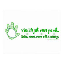 Relax, Revive, Renew Postcards