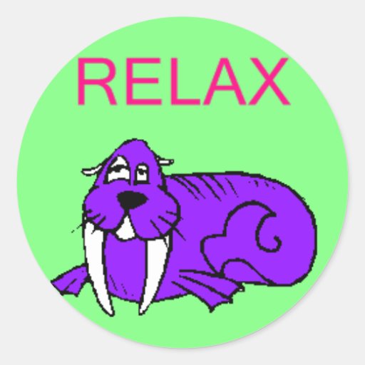 Relax Sticker