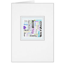 Relax - you'll do just fine - good luck card