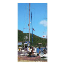 Relaxing at the Dock Personalized Photo Card