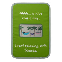 relaxing dogs Macbook Air sleeve