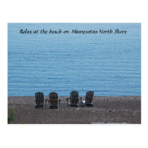 Relaxing on the Beach, Relax at the beach on Mi... Post Cards