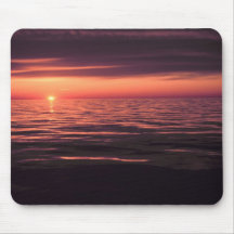 Relaxing sunset on the sea mousepads