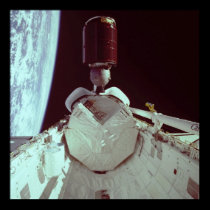 Release of TELESAT-1 from Shuttle Discovery posters